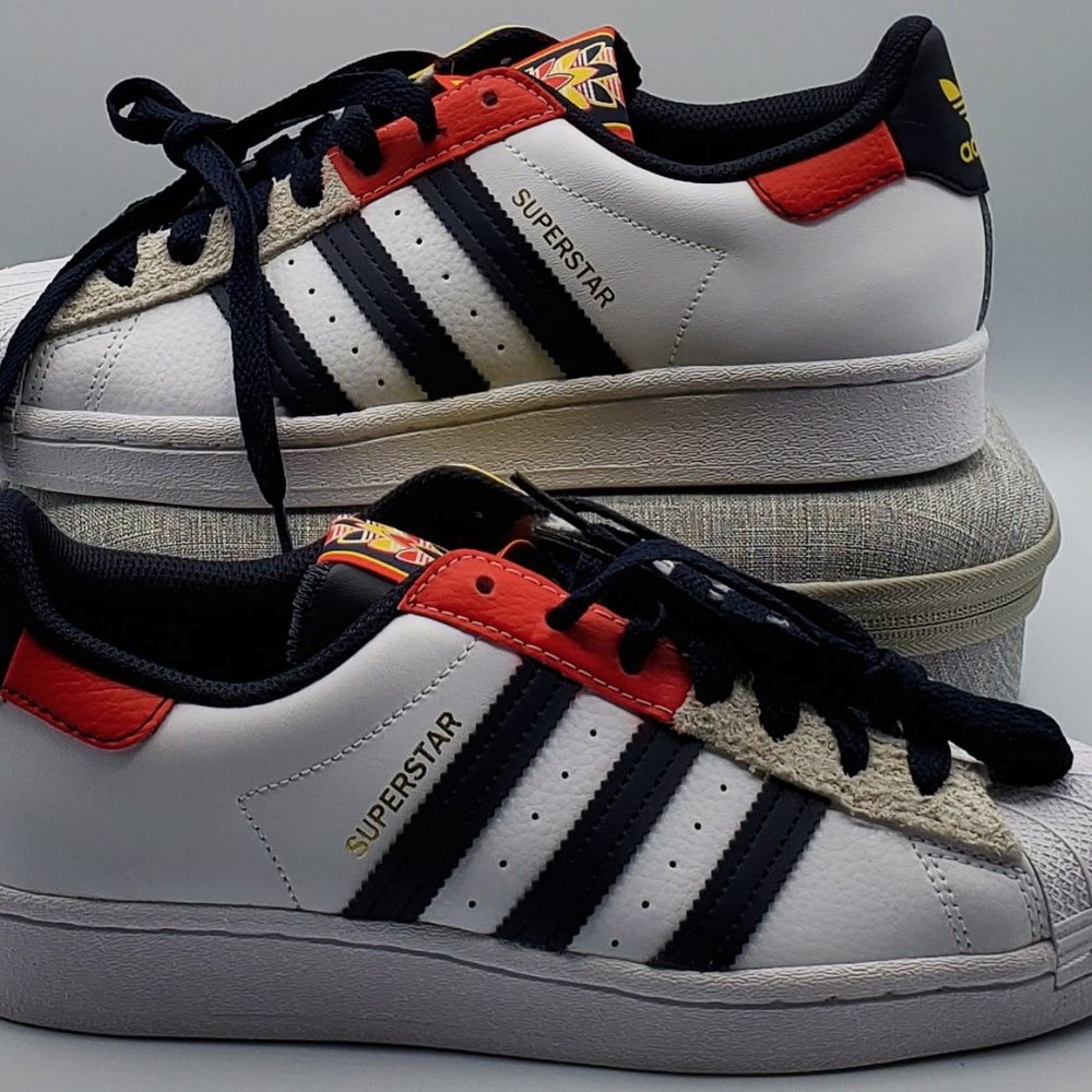 Adidas Originals Superstar Cloud Men's Size 7 White Legend Ink H05250 Sneakers